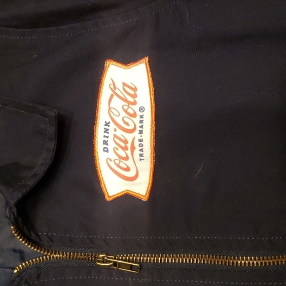 Juniors Cocoa Cola work style zip front jacket - Picture 1 of 8